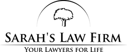 SARAH'S LAW FIRM YOUR LAWYERS FOR LIFE trademark