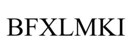 BFXLMKI trademark