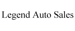 LEGEND AUTO SALES trademark