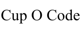 CUP O CODE trademark