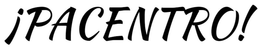 ¡PACENTRO! trademark