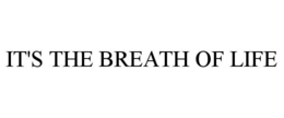 IT'S THE BREATH OF LIFE trademark