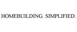HOMEBUILDING. SIMPLIFIED. trademark