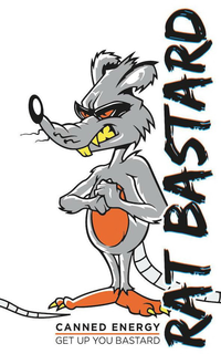RAT BASTARD CANNED ENERGY GET UP YOU BASTARD trademark