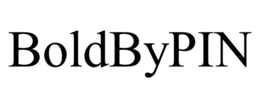 BOLDBYPIN trademark