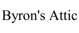BYRON'S ATTIC trademark