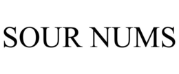 SOUR NUMS trademark