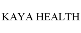 KAYA HEALTH trademark