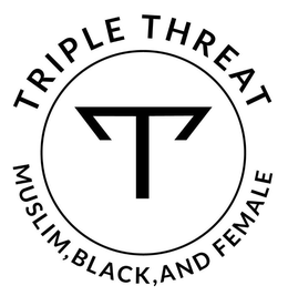 TRIPLE THREAT T MUSLIM, BLACK, AND FEMALE trademark