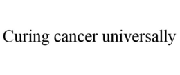 CURING CANCER UNIVERSALLY trademark