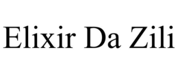 ELIXIR DA ZILI trademark