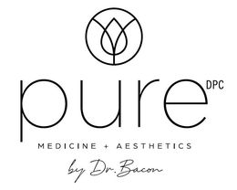 PURE DPC MEDICINE + AESTHETICS BY DR. BACON trademark