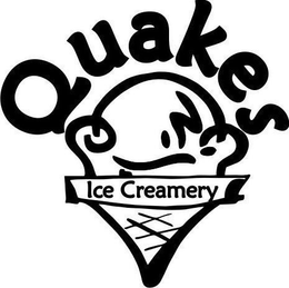 QUAKES ICE CREAMERY trademark