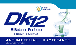 DK12 EL BALANCE PERFECTO FRESH ENERGY ANTIBACTERIAL HUMECTANTE JABON DE TOCADOR trademark