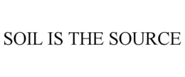 SOIL IS THE SOURCE trademark