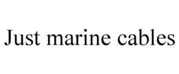 JUST MARINE CABLES trademark