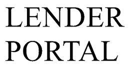 LENDER PORTAL trademark