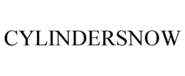 CYLINDERSNOW trademark