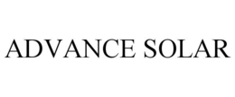 ADVANCE SOLAR trademark