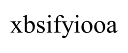 XBSIFYIOOA trademark