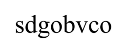 SDGOBVCO trademark