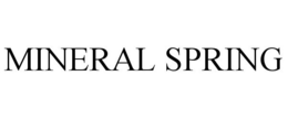 MINERAL SPRING trademark
