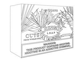 BY QUAVO JUNGO LEAF CUTS FROM WHOLE LEAF COFFEE WARNING: THIS PRODUCT CONTAINS NICOTINE. NICOTINE IS AN ADDICTIVE CHEMICAL. trademark