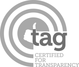TAG CERTIFIED FOR TRANSPARENCY trademark