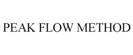 PEAK FLOW METHOD trademark