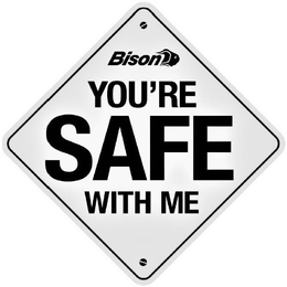 BISON YOU'RE SAFE WITH ME trademark