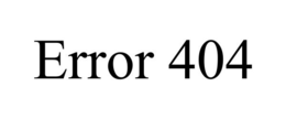 ERROR 404 trademark