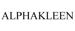 ALPHAKLEEN trademark