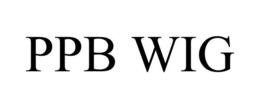PPB WIG trademark