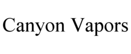 CANYON VAPORS trademark