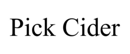 PICK CIDER trademark