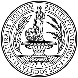 NATURALIS SIGILLUM RESTITUET IUVENIBUS FONS SOCIETATIS trademark