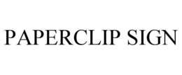 PAPERCLIP SIGN trademark