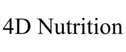 4D NUTRITION trademark