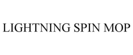 LIGHTNING SPIN MOP trademark
