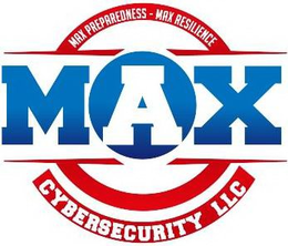 MAX CYBERSECURITY LLC MAX PREPAREDNESS - MAX RESILIENCE trademark
