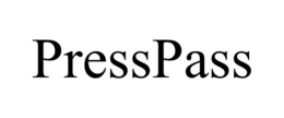 PRESSPASS trademark