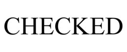 CHECKED trademark