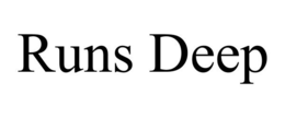 RUNS DEEP trademark