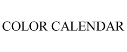 COLOR CALENDAR trademark