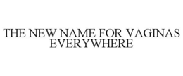 THE NEW NAME FOR VAGINAS EVERYWHERE trademark