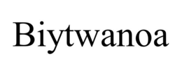 BIYTWANOA trademark