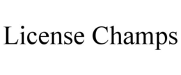LICENSE CHAMPS trademark