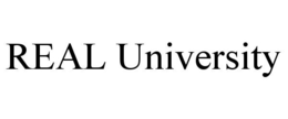 REAL UNIVERSITY trademark