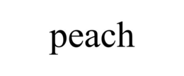 PEACH trademark