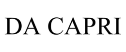 DA CAPRI trademark